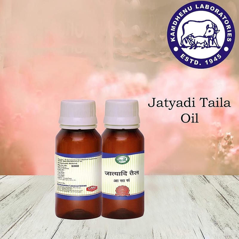  SS Jatyadi Taila 100ml.Oil for Speedy Healing of Wounds