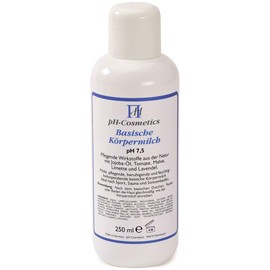 Basic Body Milk pH 7.5, Body Lotion Cream After Basic Bath, pH Cosmetics, 250 ml
