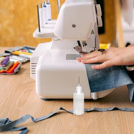 Tofficu 24pcs Refillable Applicator Bottles for Pigments Liquid Storage and Crafting Lightweight Pet Material Cap for Easy Use