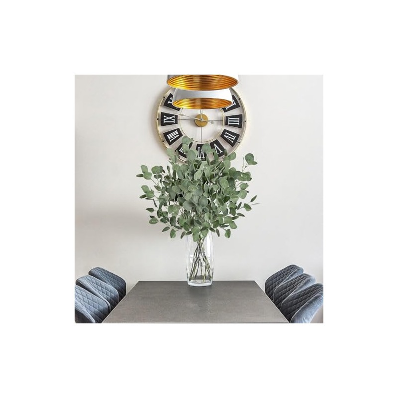 Hojas de Eucalipto Artificial para 6 Piezas, Decoración de Casa,Ramas