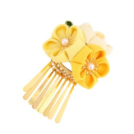 NOLITOY Japanese Style Hair Accessories Kimono Flower Hair Clip Tassels for Traditional Clothing for Weddings Festivals and Costume Parties Random Style