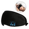 Bluetooth Blindfold Built In Headphone Wireless Music Washable Sleeping Eye