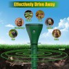 Unbranded Paddsun Solar Powered Outdoor Groundhog Mole Repellent Screw, 2