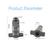 2 Pack 1/2‘’ Anvil Wrench Pin Converter Shaft Adapter for