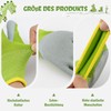 BORISCA Children's Garden Gloves, Work Gloves with Dinosaur Pattern in