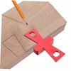 Operitacx Carpentry Manual Dovetail Marking Gauge 2 Pcs Line Scribe