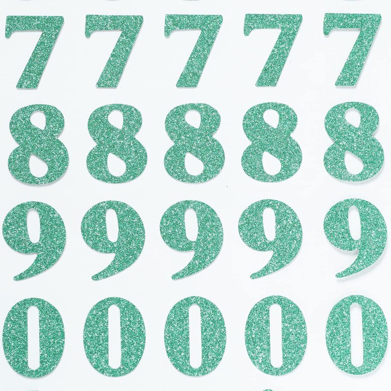 XIAXIN RSS-40 Glitter Number Sticker Sticker Label Number Decoration