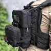 Tactical Mini Molle Hydration Pack,Molle Hydration Carrier with IFAK Pouch&US