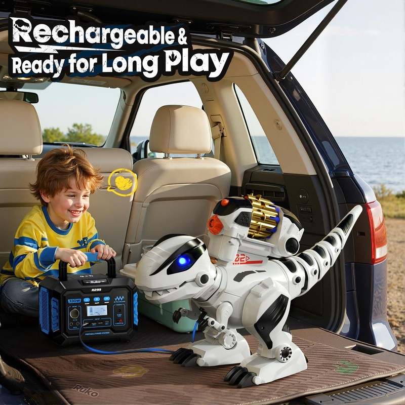 Ruko 8809 Remote Control Robot Dinosaur Toys for Kids, Large