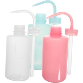 Botellas Paquete Pestañas Exprimibles 250ml Limpieza de para de 3 Abs Flexibles Antidesbordamiento Piezas para Limpieza Fácil de Pestañas Postizas
