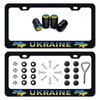 2 Pack Ukraine Flag License Plate Frames Holder 2 Hole