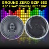 GROUND ZERO GZIF 65X - 6.5 INCH 2-WAY SPEAKERS FOR