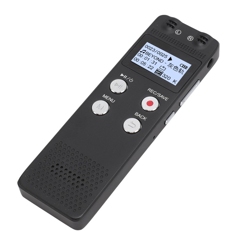 Digital Voice Recorder Multifunction Clear Sound One Click Recording MP3