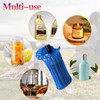 AKLVBL Wine Bottle Travel Protector Bags,Blue Wine Skins for Travel
