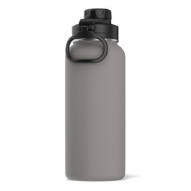 Hydrapeak 32oz Insulated Water Bottle with Chug Lid, Insulated Water Bottle, Thermal Water Bottle 32 Oz, Metal Water Bottle 32 Oz, Leak Proof Stainless Steel Water Bottles with Handle (Grey)