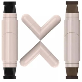 Product Detail Reference 2Pcs 젤 라이너 펜슬 세트 2025년 완벽한 날개를 위한 새로운 접이식 스탬프 방수 도구 초보자를 얼룩 방지 2Pcs Gel Liner Pencil Set - New Foldable Stamp Waterproof Tool for Perfect Wings in 2025, Streak-Free for Beginners