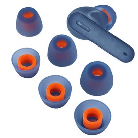 TENNMAK 6X Eartips Replacement for JBL Tune 230NC TWS Earbuds Earpad * Blue Ear Tips