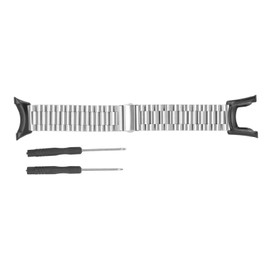 Replacement Watchband Waterproof 304 Solid Steel Watch Strap for Suunto Ambit 1 2 2S 2R 3 Sport 3 Peak Silver