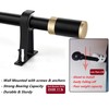 Curtain Rod Bracket 2 Pack, Heavy Duty Curtain Rod Hooks