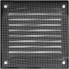 Vent Systems 5 Pcs 10x10cm Black Metal Air Vent Grille