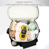 Universal Baby Stroller Organizer with Insulated Cup Holder & Adjustable