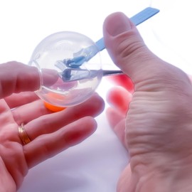 The Nail Catcher - Fingernail Clipping Catcher, Compatible with All Nail Clippers, Unisex, 1 Count, Clear, Mess-Free Nail Clipping, Suction-Base for Storage. Lightweight and Travel Friendly.