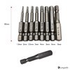 Makita Compatible HiKOKI Compatible Magnetic Driver Bits Hex Shank Torx