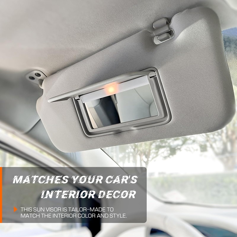 Sun Visor with Vanity Light for 2013-2018 Nissan Altima Without