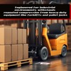 Janlaugh 50 Pcs Industrial Clear Label Protectors 10 x 6