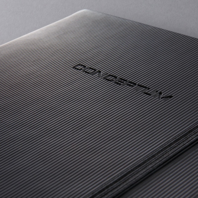 Sigel CO121 Notebook CONCEPTUM®, black, Hardcover, squared, approx. A5, with