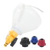 Leapiture Radiator Coolant Refill Funnel Spill Proof Engine Cooling System