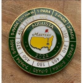 Augusta National Golf Club 2024 Masters Tournament Coin and Magnetic Ball Marker Augusta National Mondomark