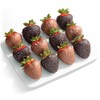 12 Milk & Dark Chocolatey Sea Salt Covered Strawberries by