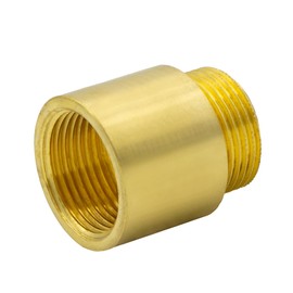 VARIOSAN Tap extension 16881, 3/4 inch x 25 mm, brass, suitable for drinking water, according to DIN 3523