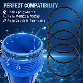 4 Pack Replacement ORBX2 O-Rings Fits for iSpring Whole House Water Filter