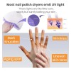 Guantes Para Manicure Protección Contra Uv (1 Par) Negro