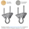 SELEWARE Heavy Duty Swing Hangers Stainless Steel Swing Hooks Ceiling