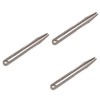 BIUDECO 3pcs Portable Titanium Alloy Tweezers Mini for Camping Supplies