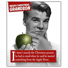 Grandson Christmas Card, Funny Christmas Card Grandson, Xmas Card For Grandson, Grandson Christmas Card For Him Funny, Christmas Cards Grandson, Grandson Christmas Cards