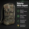 Zentauron Sprinter Pack Robust Daypack Made of Cordura, 13L Volume,