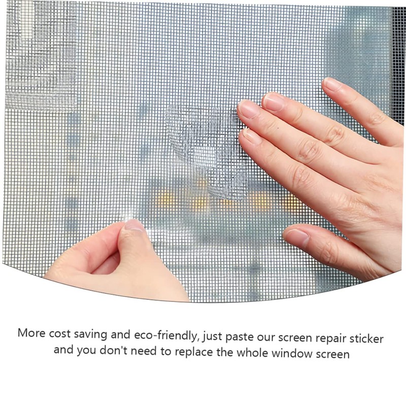 VILLFUL Tear-Resistant Screen Tape Window Mesh Tapes for Window Screens