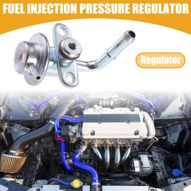 Partuto Fuel Injection Pressure Regulator - Car Fuel Pressure Regulator - for Kia Sportage 1998-2002 Metal Silver Tone - 1 Pc