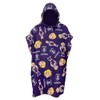 AFL Fremantle Freo Junior Youths Kids Hooded Beach Towel, Purple