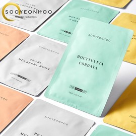 After the event Korean herbal cosmetic red ginseng facial mask pack sheet / 한방 화장품 홍삼 페이셜 마스크 팩 시트