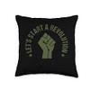 Che Guevara Shirt Rebel Cuban Shirt Guerrilla Revolution Throw Pillow