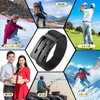 L-Chic Men's Alloy Buckle Belt, No Holes, Large Durability, Nylon