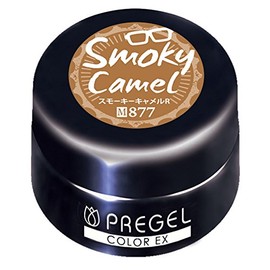 PRE GEL Color EX Smoky Camel R877 0.1 oz (3 g) UV/LED Compatible Taiwan