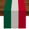Nepnuser Italy Table Runner for Italian Themed Party Decoration Home