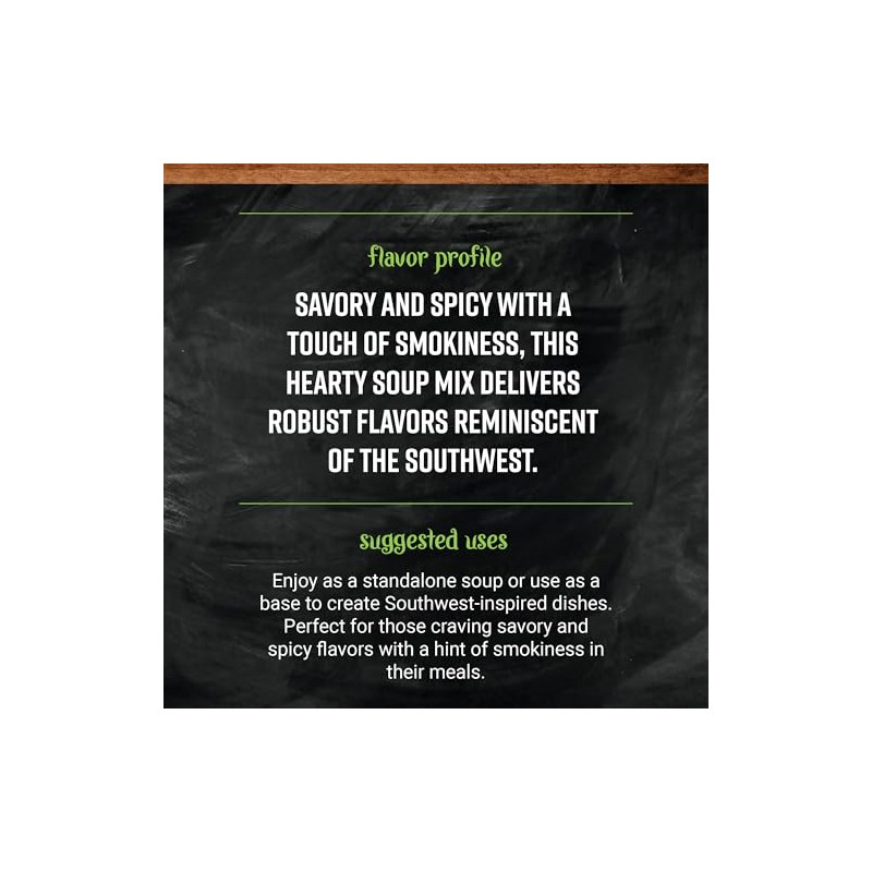 Frontier Spicy Black Bean Soup Mix Pouch, 7.90 Ounce