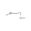 NATIONAL MFG/SPECTRUM BRANDS HHI N348-409 3-Inch Stainless Steel Hook/Eye